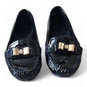 Vince Camuto Women’s VV Palmira Black Patent Leather Loafers Size 8M